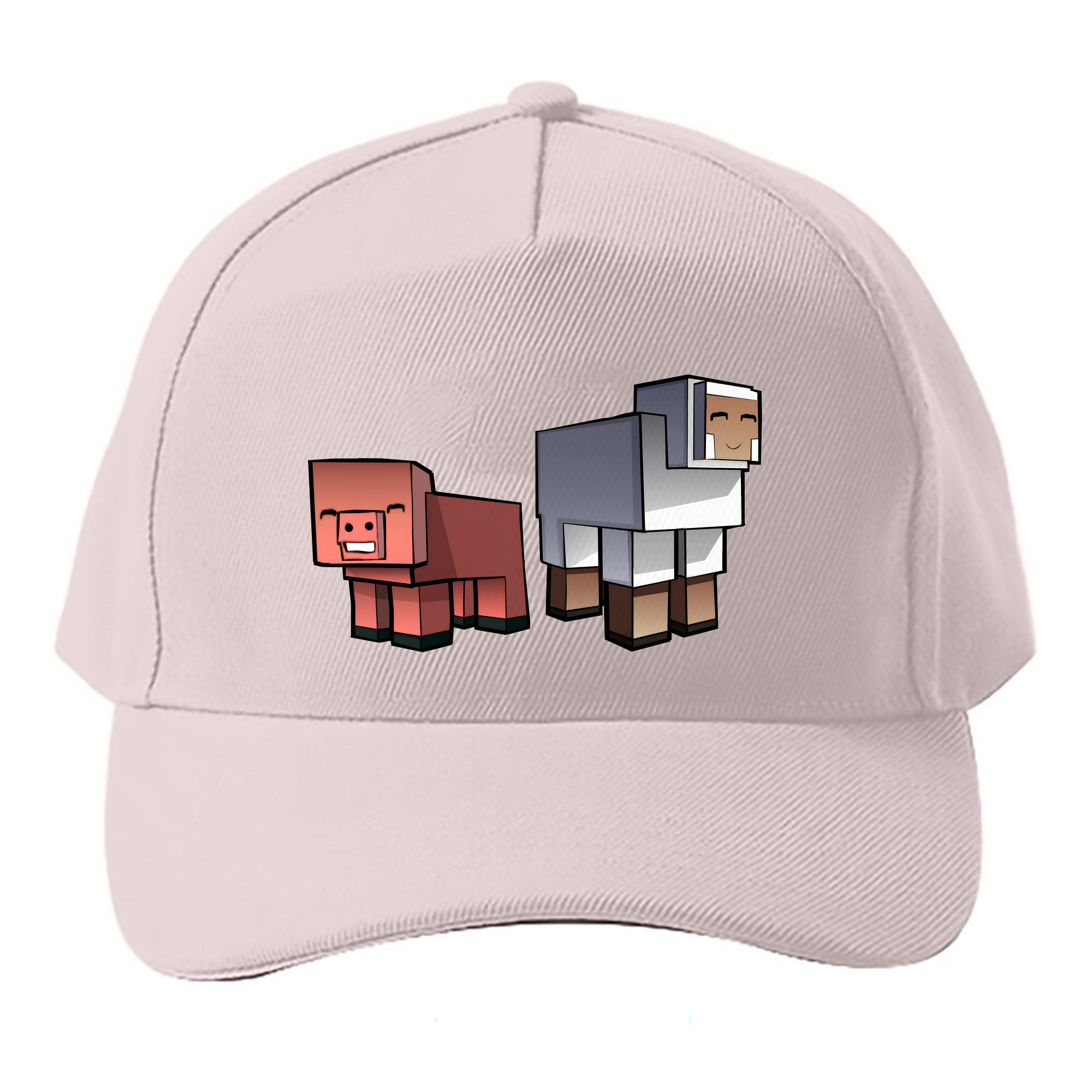 （画像用） マインクラフト ブロックの世界 Minecraft MC Block world ベースボールキャップ 綿100％ 男女兼用 帽子 スポーツ